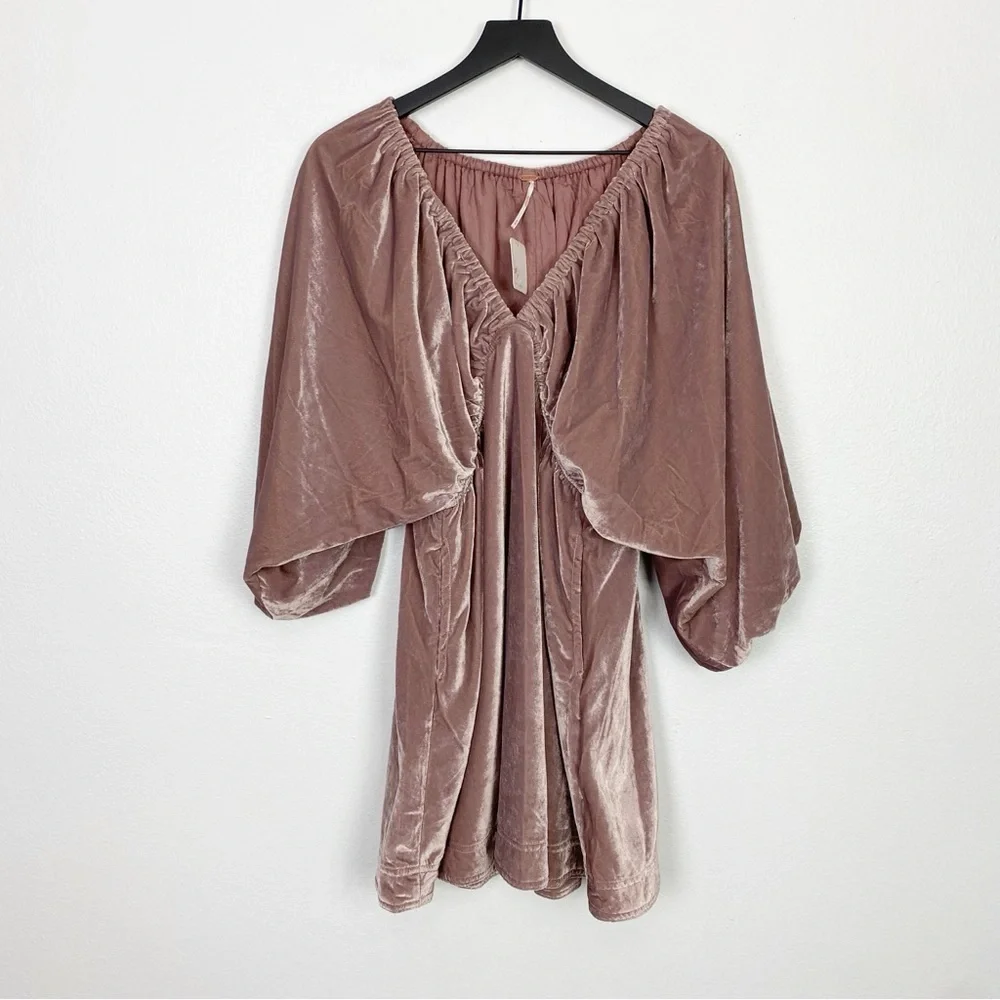 Free People Portia Velvet Mini Dress